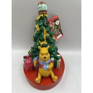 Disney Winnie The Pooh Light Up Christmas Tree Figurine/Decoration NWT